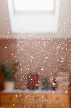 allergens and dust before improved home indoor air quality